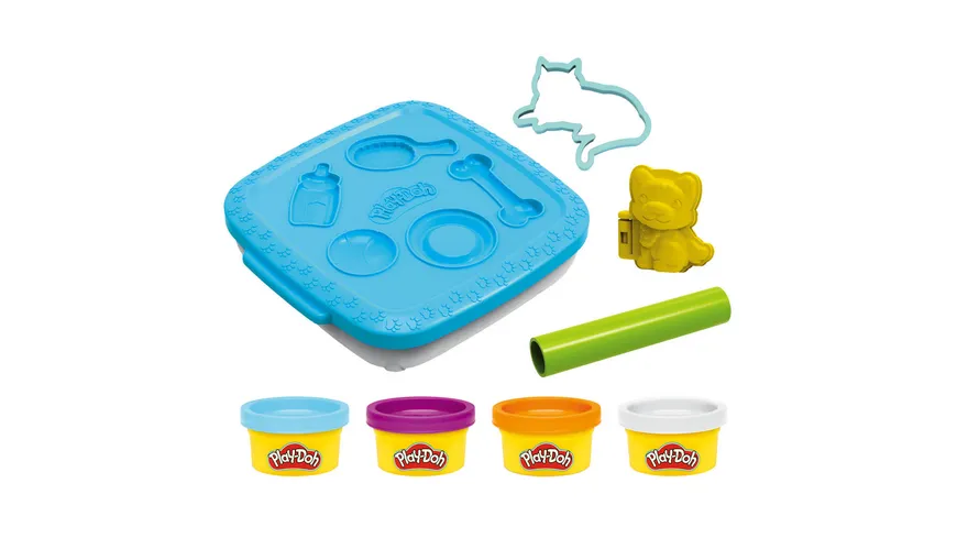 Hasbro - Play-Doh Knetboxen für unterwegs, 1 Stück, sortiert