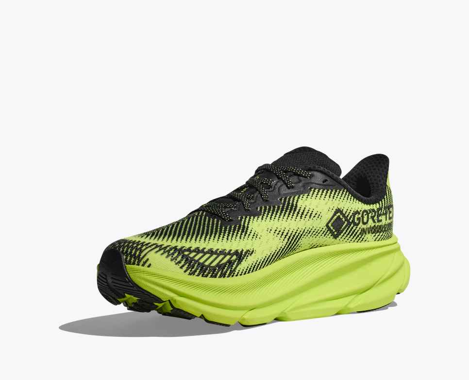 Stealth/Tech Clifton 9 GORE-TEX Svart / Lettuce