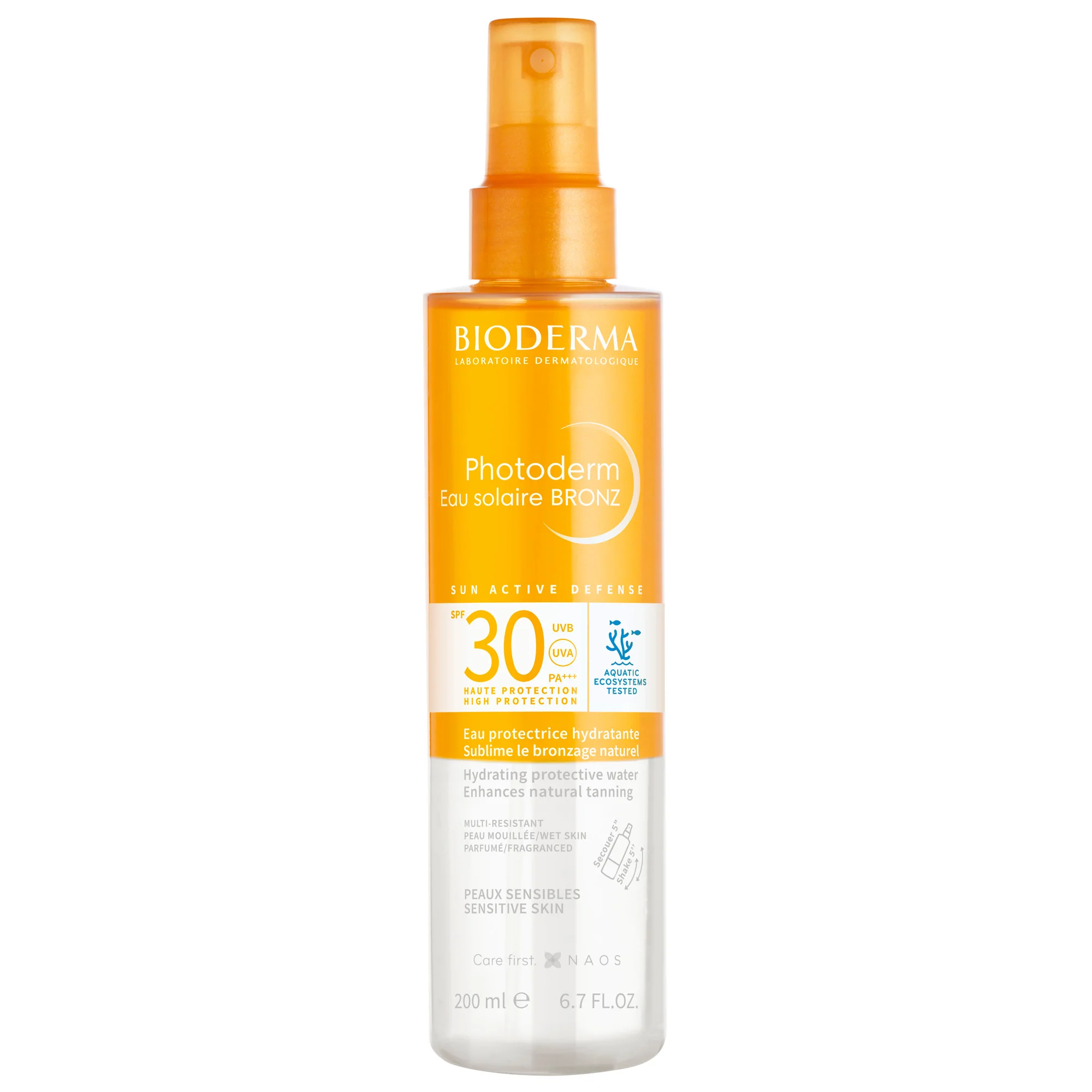 Photoderm Eau Solaire Bronz SPF30 - Solspray for kropp med høy beskyttelse.