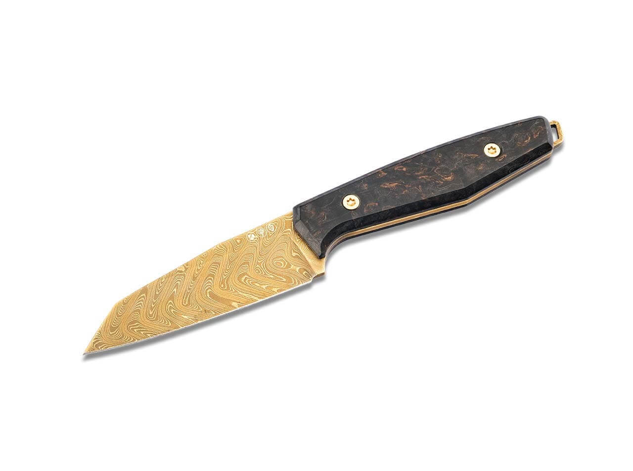 Daily Knives AK1 Gold Damast