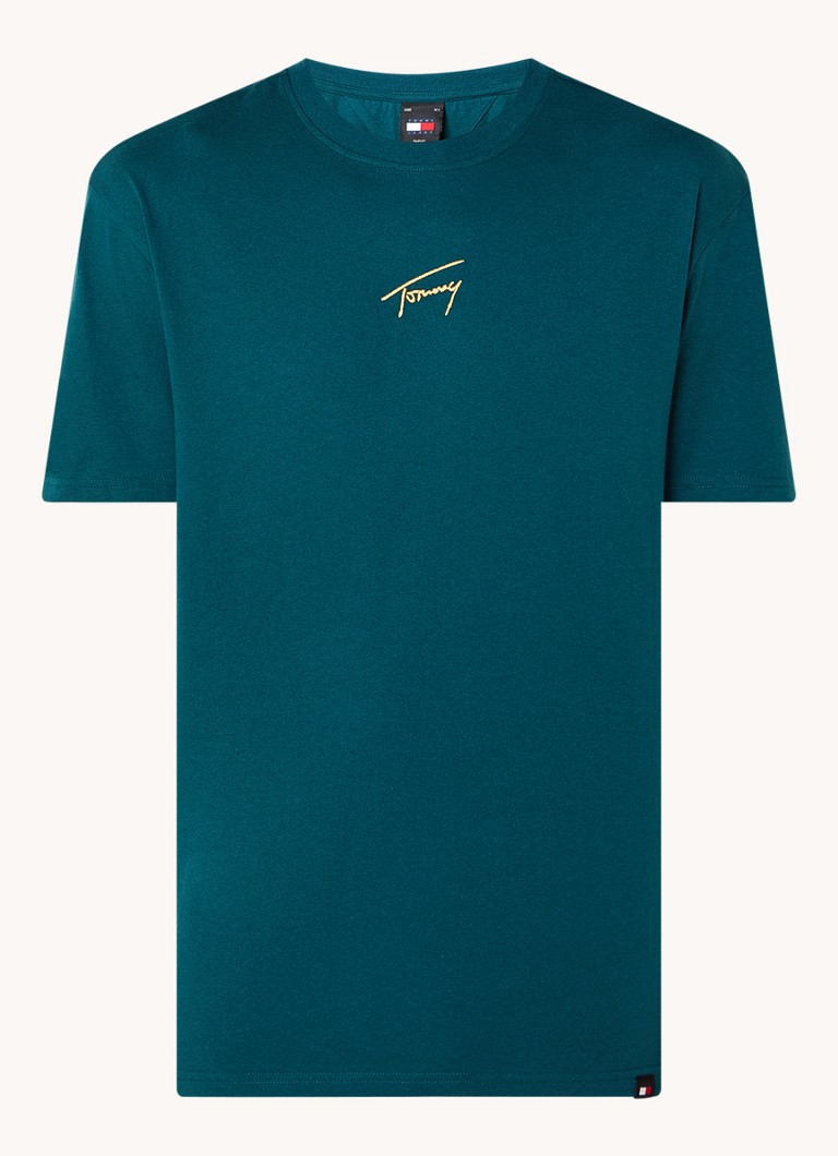 Tricou Tommy Hilfiger cu logo brodat