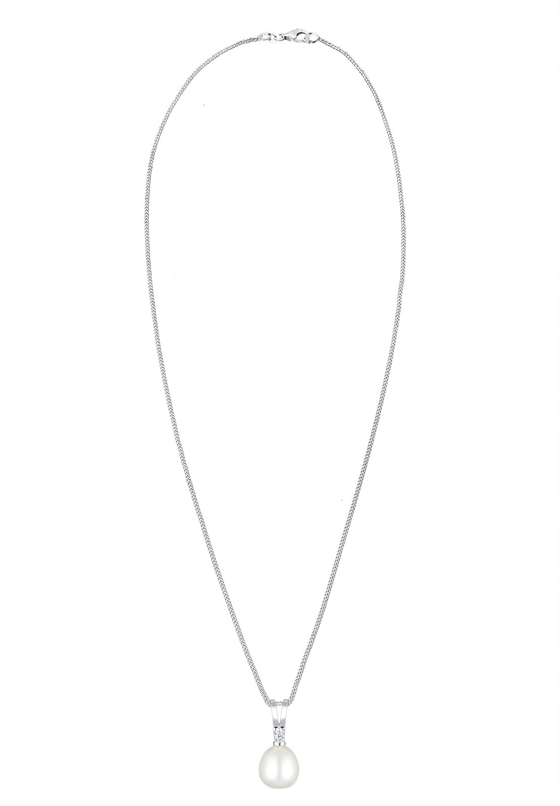 Wisiorek damski Elli DIAMONDS z pereł hodowlanych słodkowodnych z diamentem (0,03 ct) (925/1000) Srebro