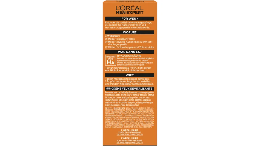 L'Oréal Men Expert Power Age Augencreme 15 ml