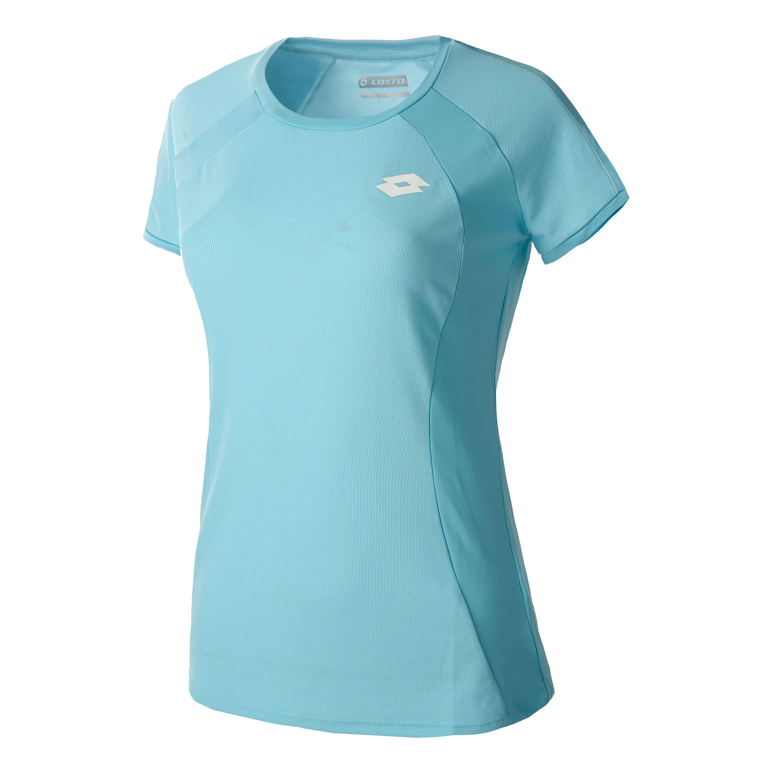 Squadra T-Shirt Damen - Türkis, Weiß