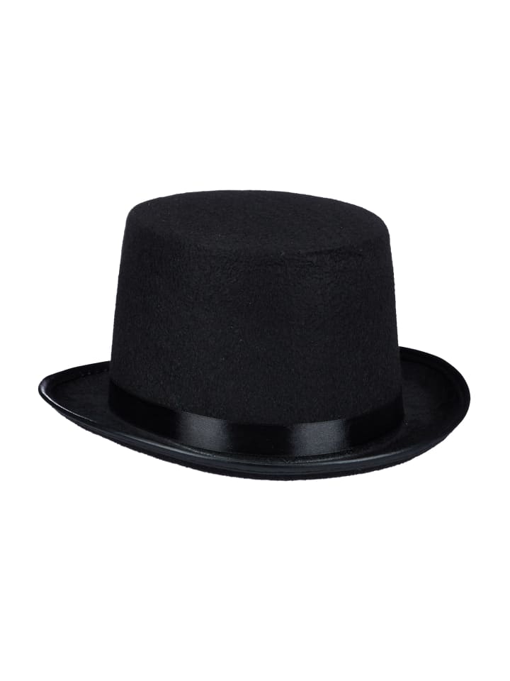 relaxdays Zylinderhut in Schwarz günstig kaufen onesize