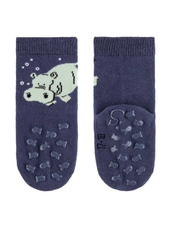 Sterntaler ABS Krabbelsocken 2er-Pack Nilpferd in helles grün günstig kaufen