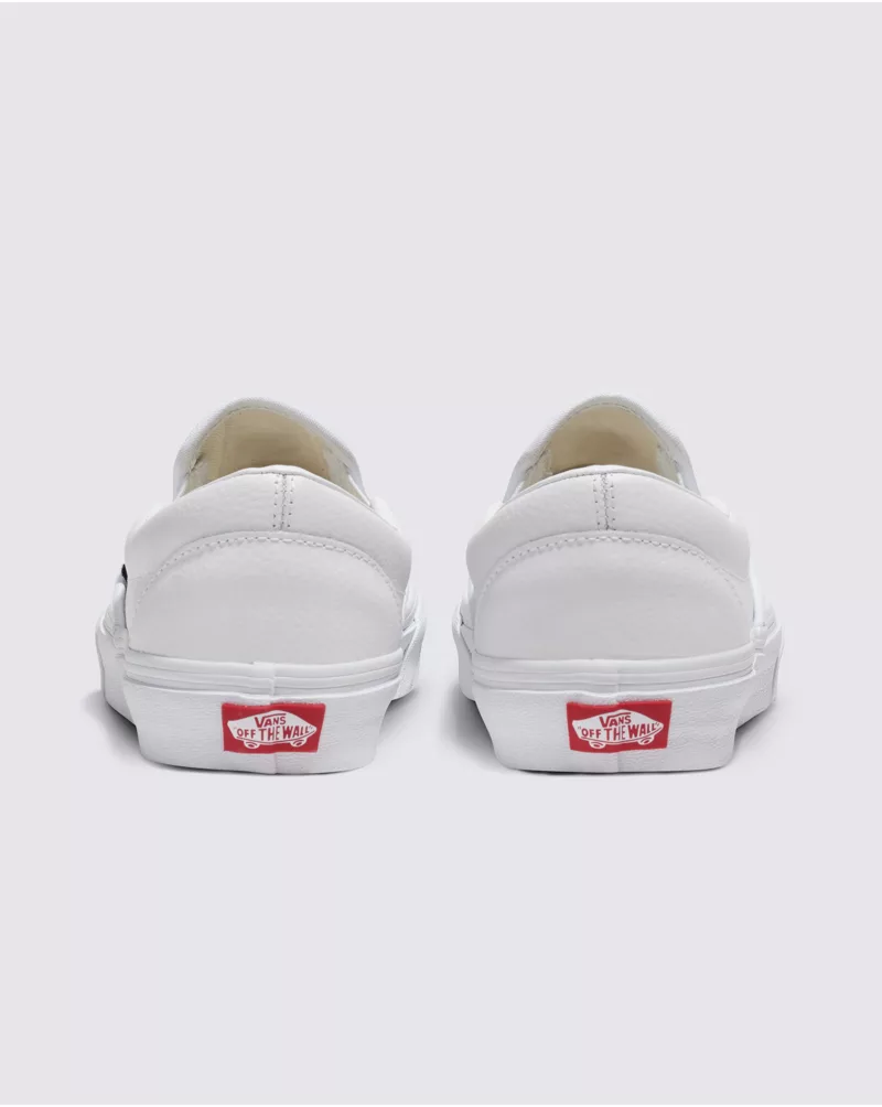 Customs Elevated True White Leather Slip-On Shoe