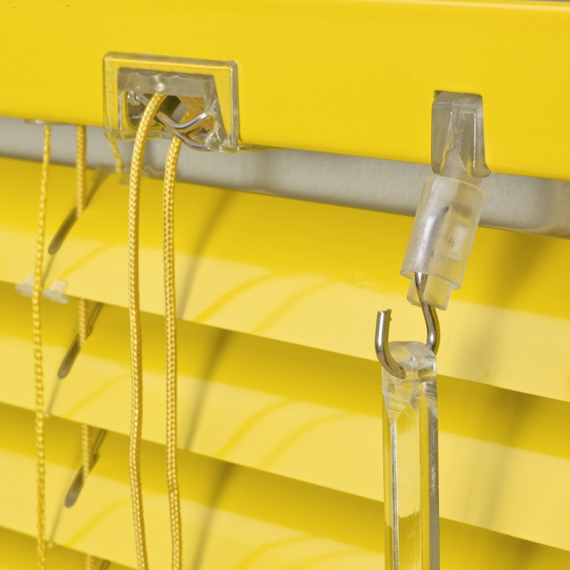 Powertec Bella Casa Aluminium-Jalousie, gelb, 220 x 60 cm