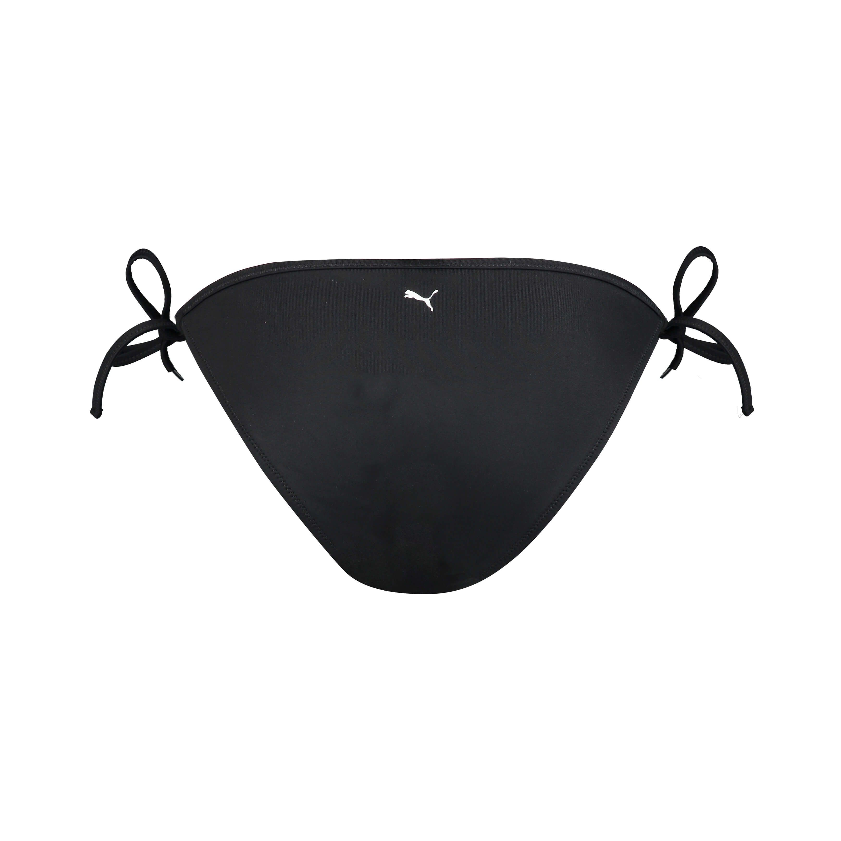 PUMA Side Tie schwarzes Damen Bikini-Unterteil