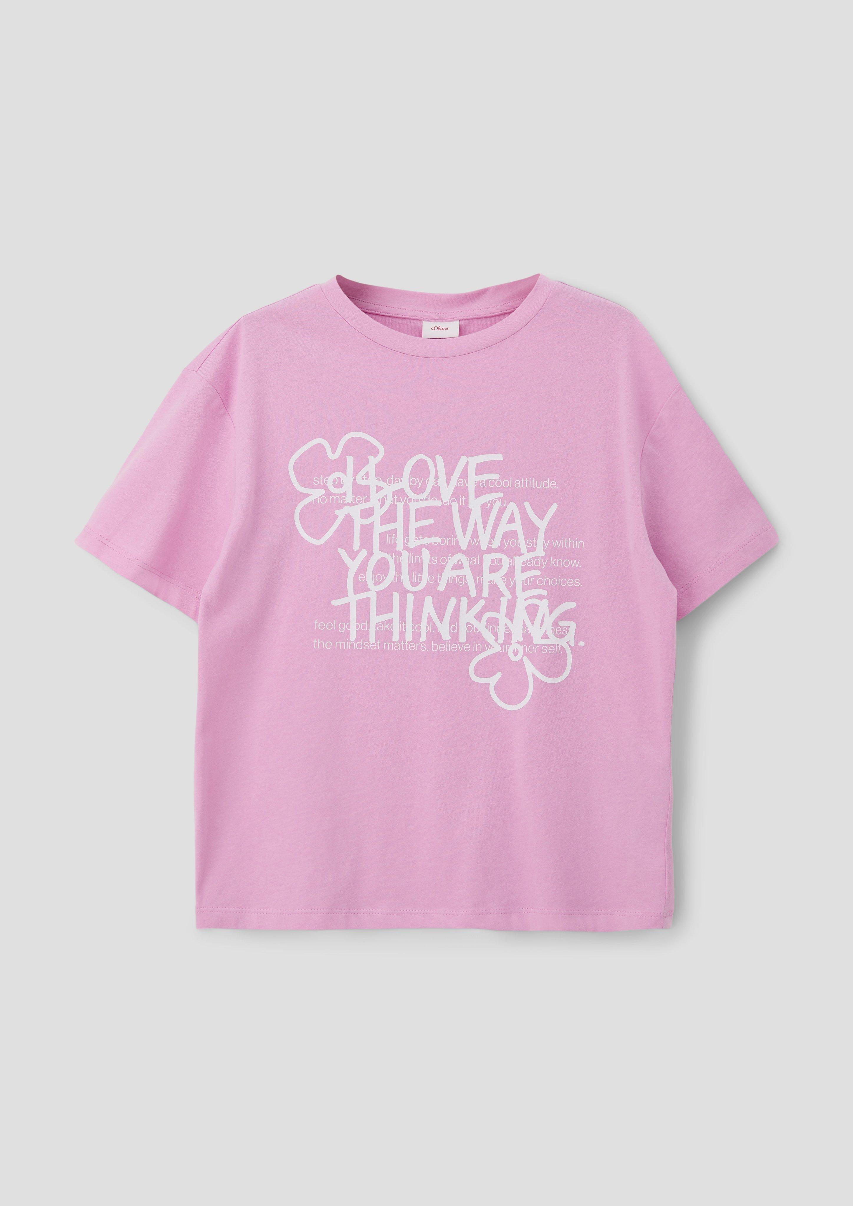 T-Shirt mit Frontprint  2140205-4442