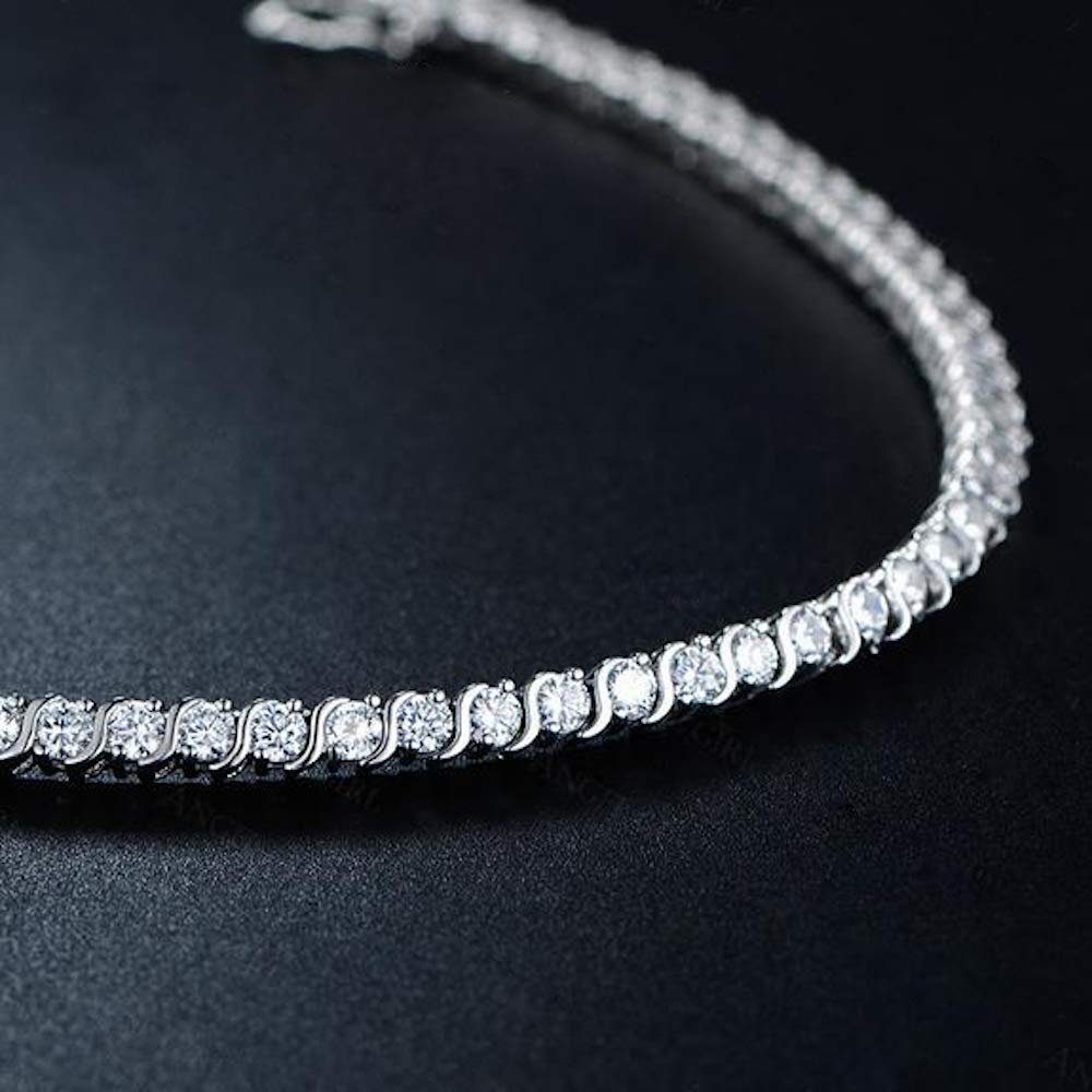 Kim Johanson Tennisarmband Anni (1-tlg), mit Zirkonia Kristalle