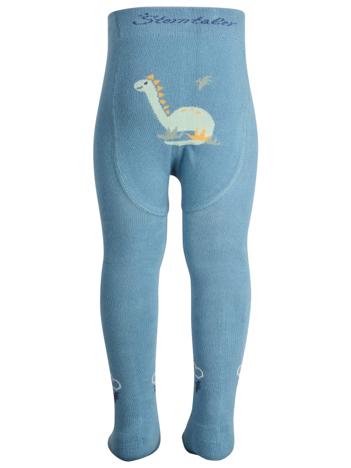 Sterntaler Krabbelstrumpfhose Dino in mittelblau günstig kaufen 80