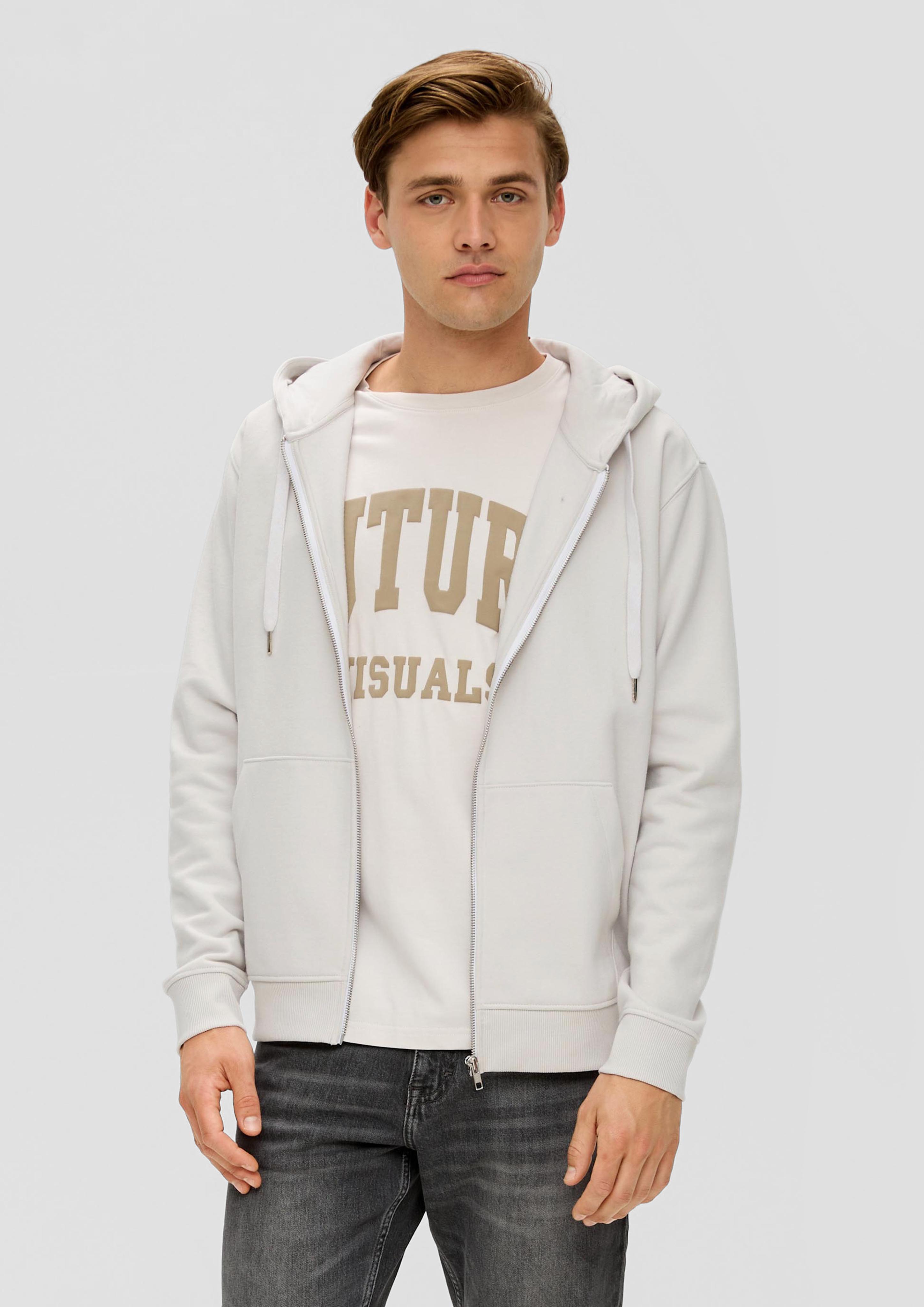 Sweatjacke aus Baumwollmix  2134991-0332