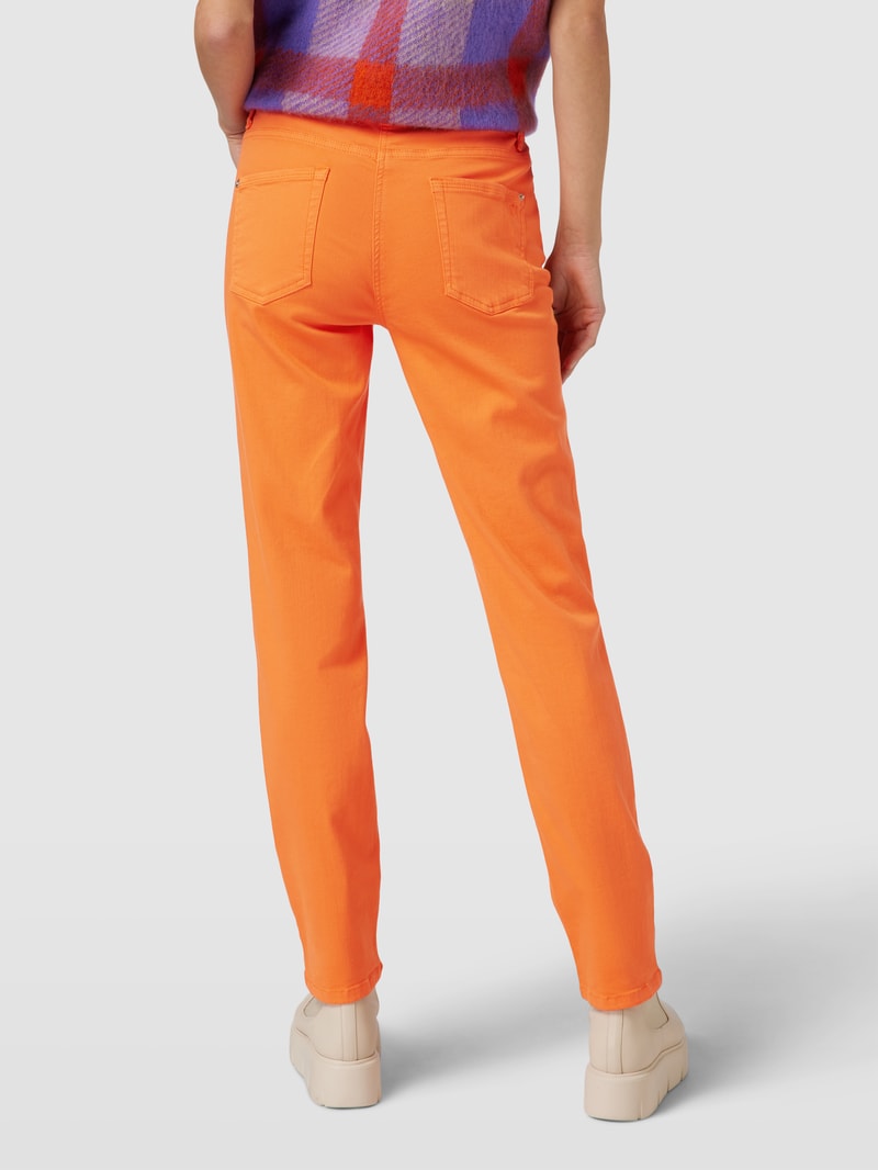 Jeans mit 5-Pocket-Design Modell 'PINA' in orange