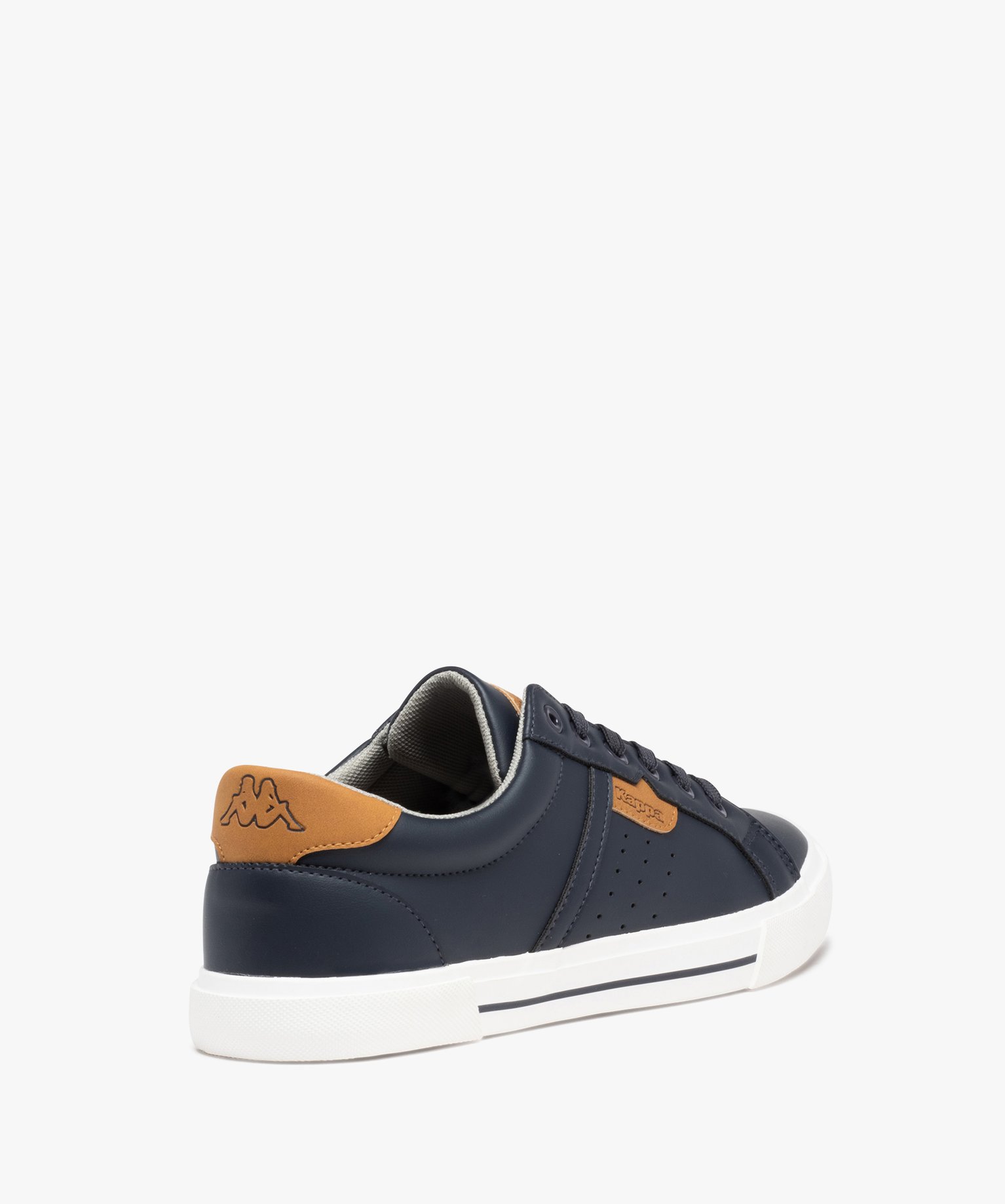 Baskets homme unies à semelle contrastée – Kappa Aris marine | GEMO