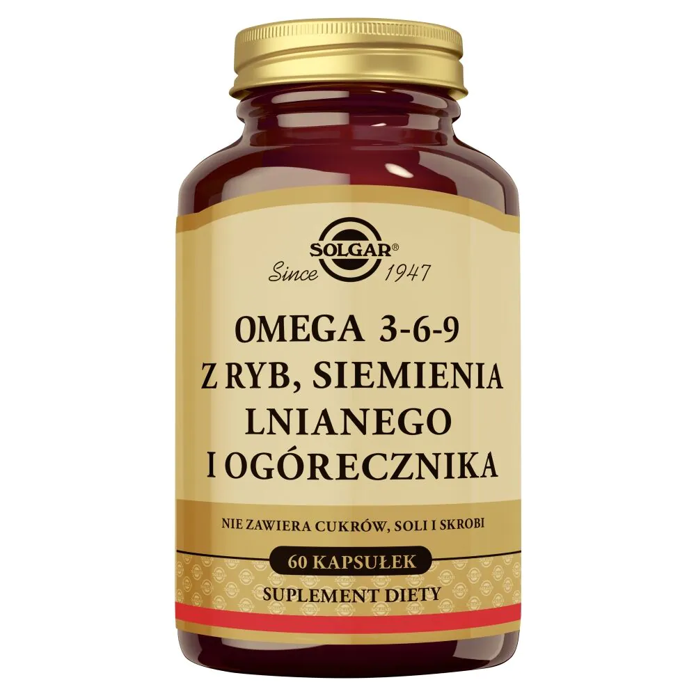 Solgar Omega 3-6-9 kapsule s ribom, lanenim sjemenkama i boražinom