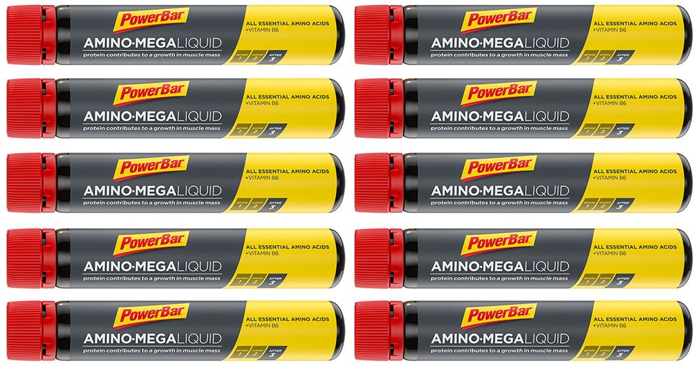 Powerbar Amino Mega Liquid Ampulle 10x25ml kaufen | Bike-Discount