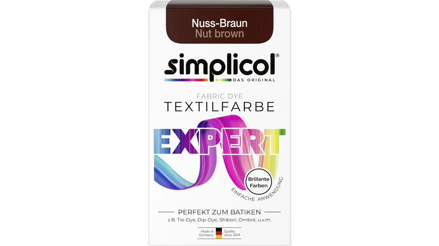 Simplicol Textilfarbe Expert Nuss-Braun 150 ml