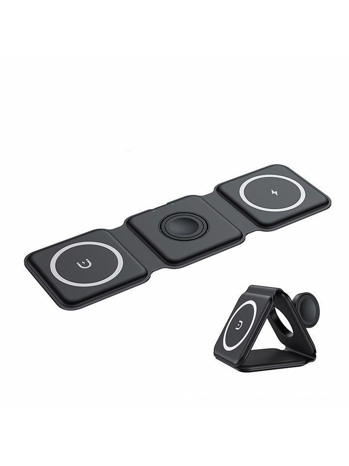 SmartCase Magnetisches 3-in-1-Ladegerät in Schwarz günstig kaufen onesize
