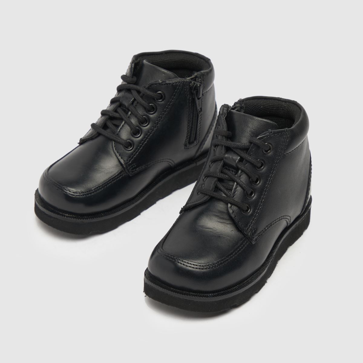 Černé kožené boty Schuh Captain Toddler