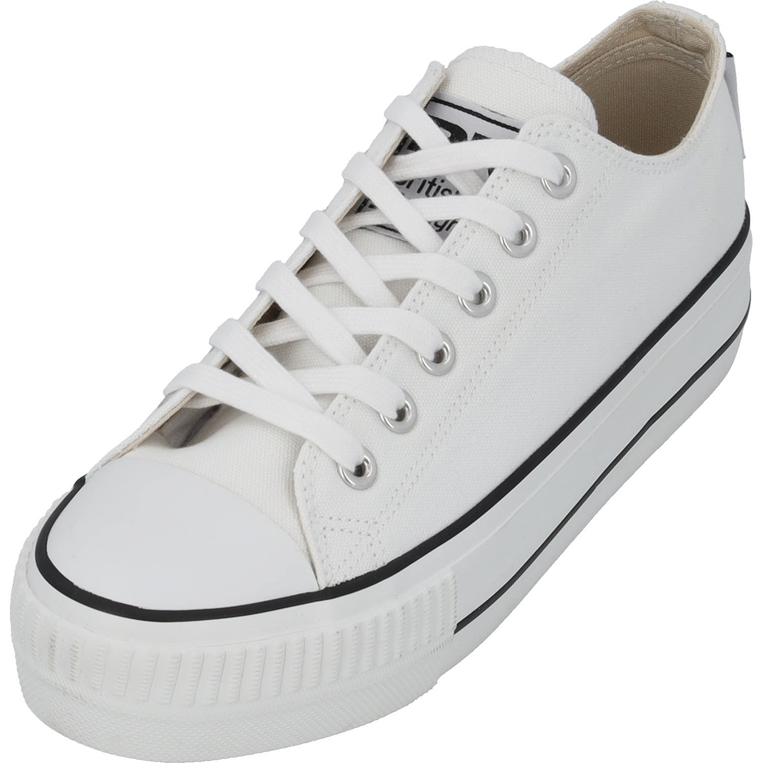British Knights Kaya Low B49, Sneakers Low, Damen, Weiß