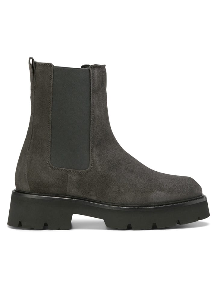 Marc O'Polo Shoes Leder-Chelsea-Boots in Schwarz günstig kaufen