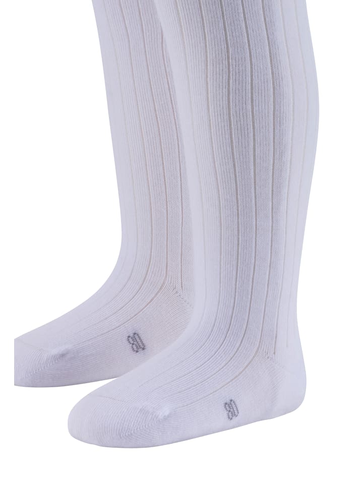 Sterntaler Strumpfhose Rippe in weiß günstig kaufen