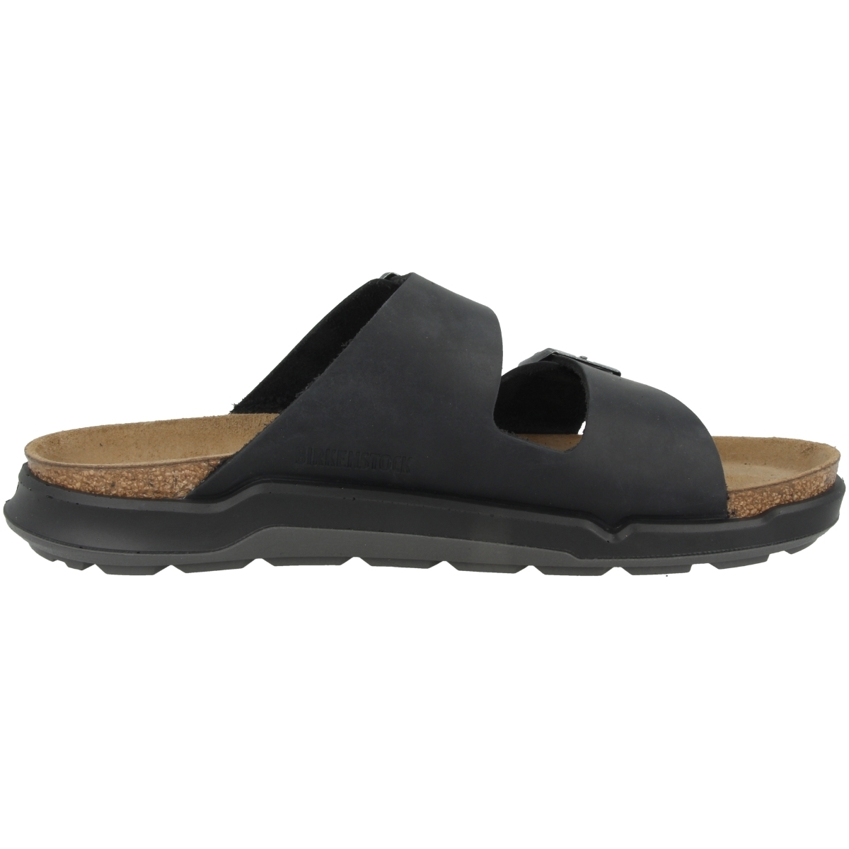 Birkenstock Arizona CT geöltes Nubukleder normal Sandale schwarz