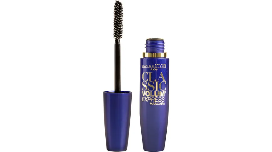 MAYBELLINE NEW YORK Mascara Volum Express - Intensiver Schwung maximales Volumen und sanfte Pflege 10 ml Black