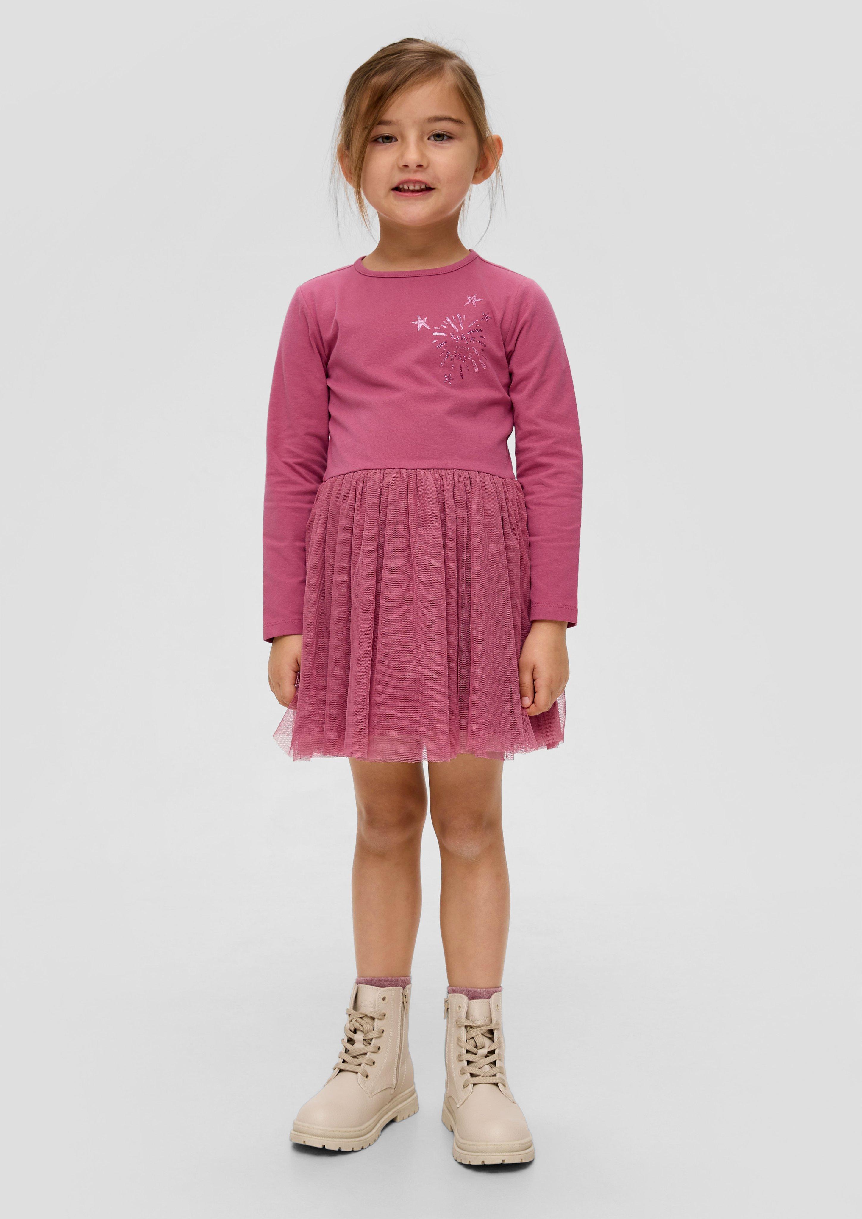 Kleid mit Mesh-Layering  2137389-4592
