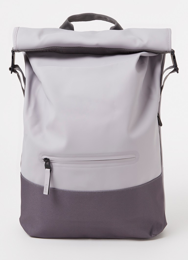 Rains Trail rolltop backpack with 17-inch laptop compartment and water-repellent coating