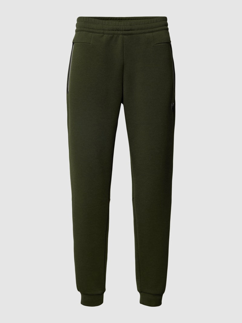 Sweatpants mit Eingrifftaschen in olivgrün