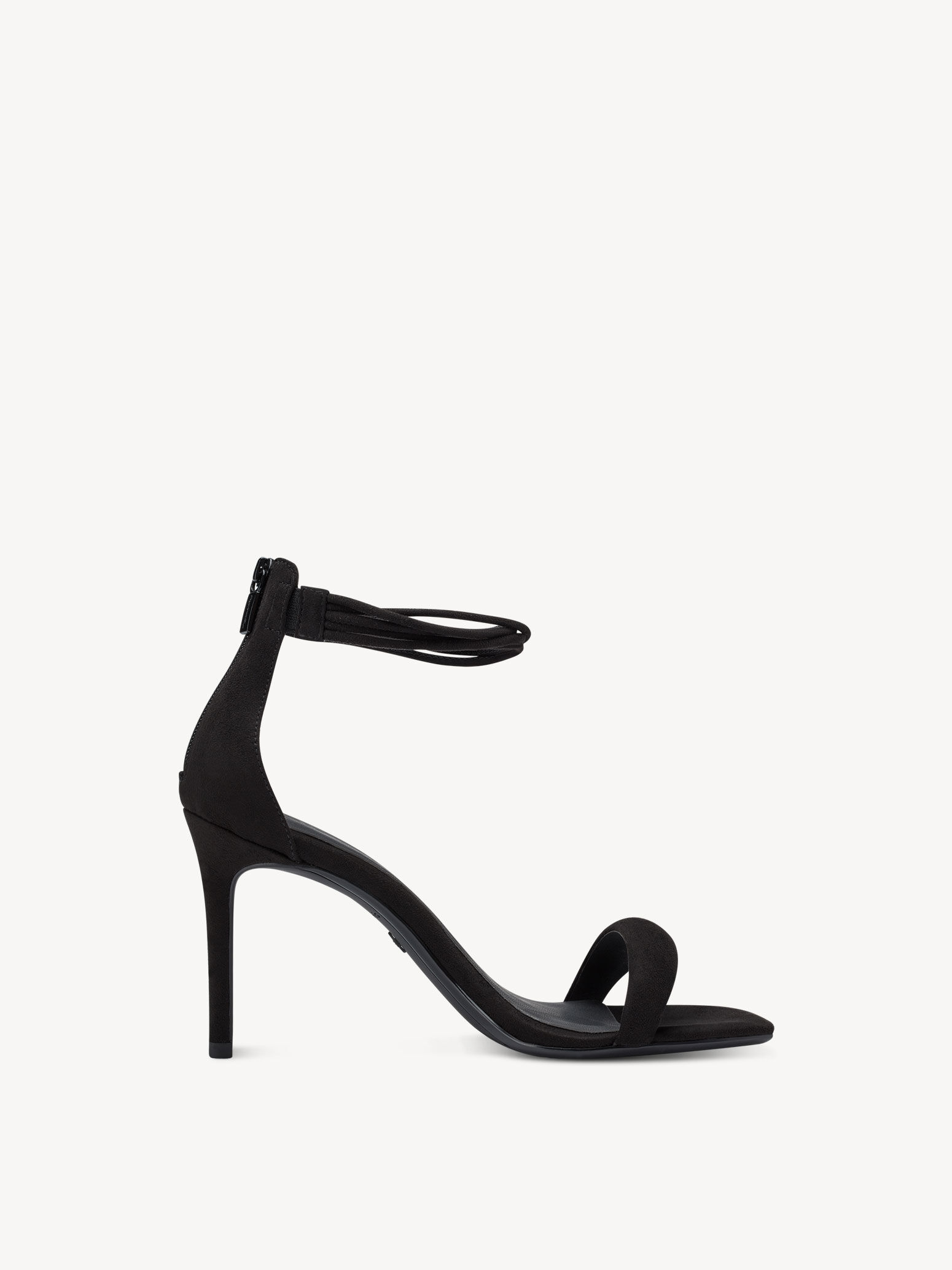 Sandale à talon - noir