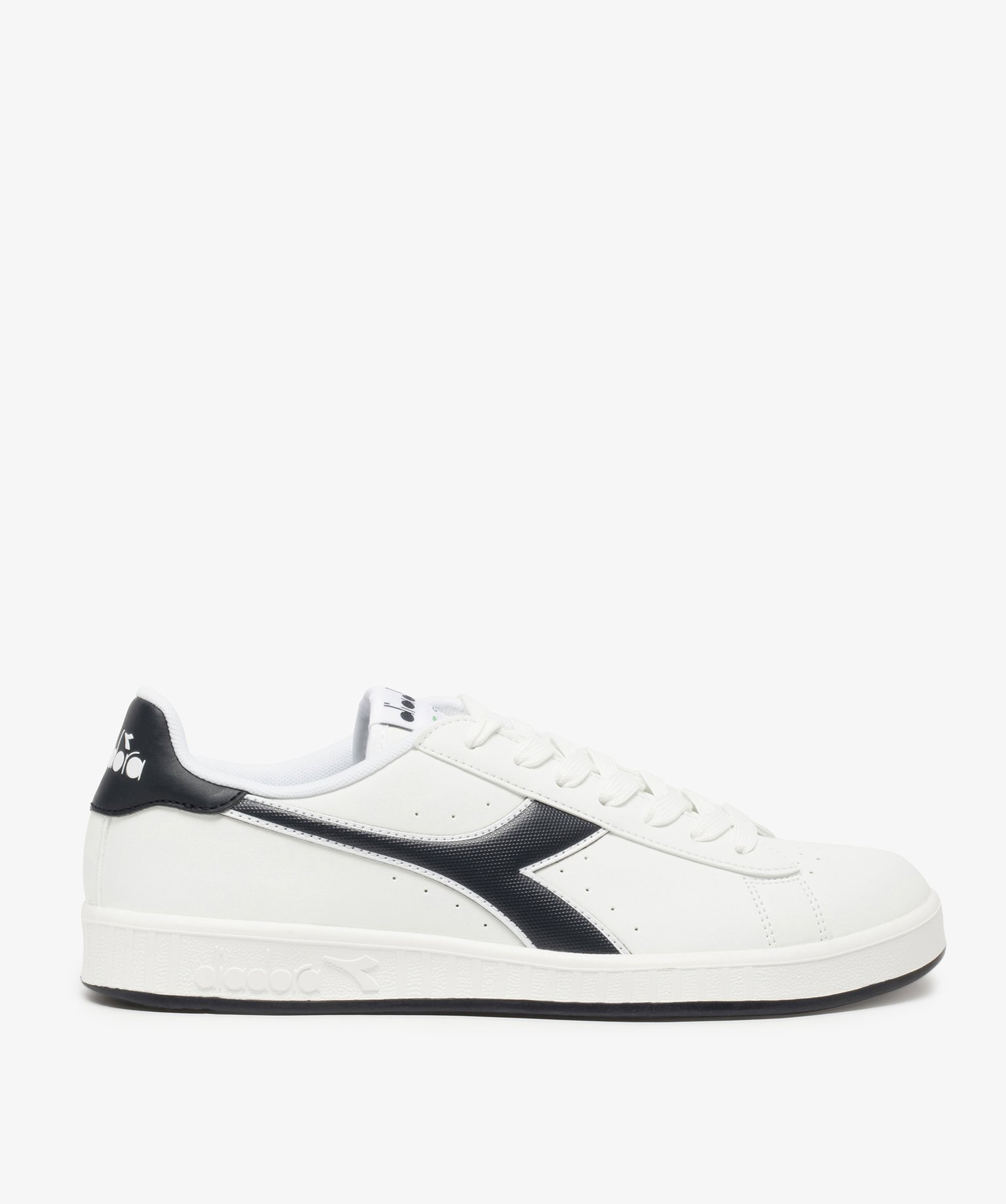 Baskets homme bicolores à lacets – Diadora Game blanc | GEMO