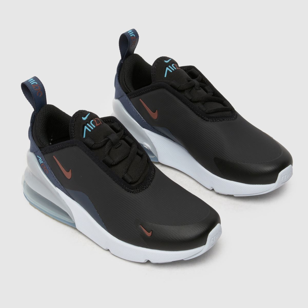 Nike Air Max 270 Lány Utcai Cipő Fekete/Fekete/Fekete, 36.5