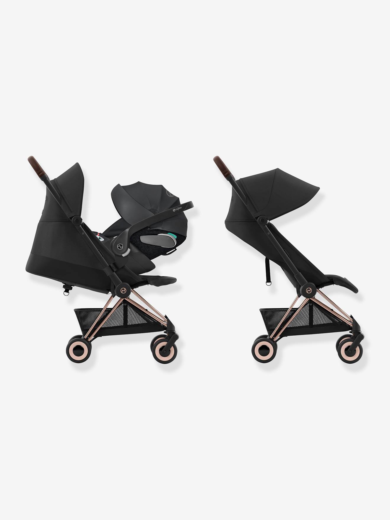 Poussette CYBEX Platinum Coya chrome brown/mirage grey