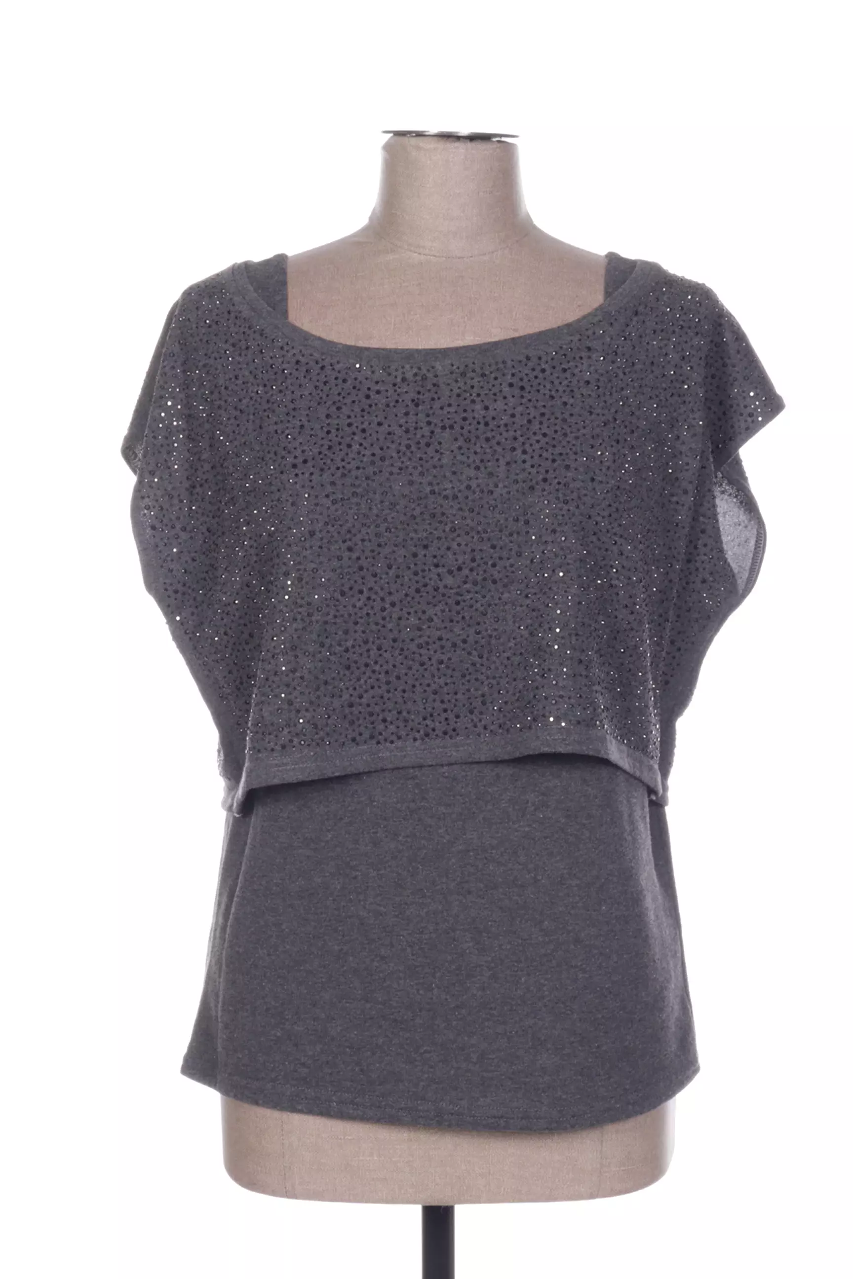 Poupee De Soie Sweats Femme couleur gris