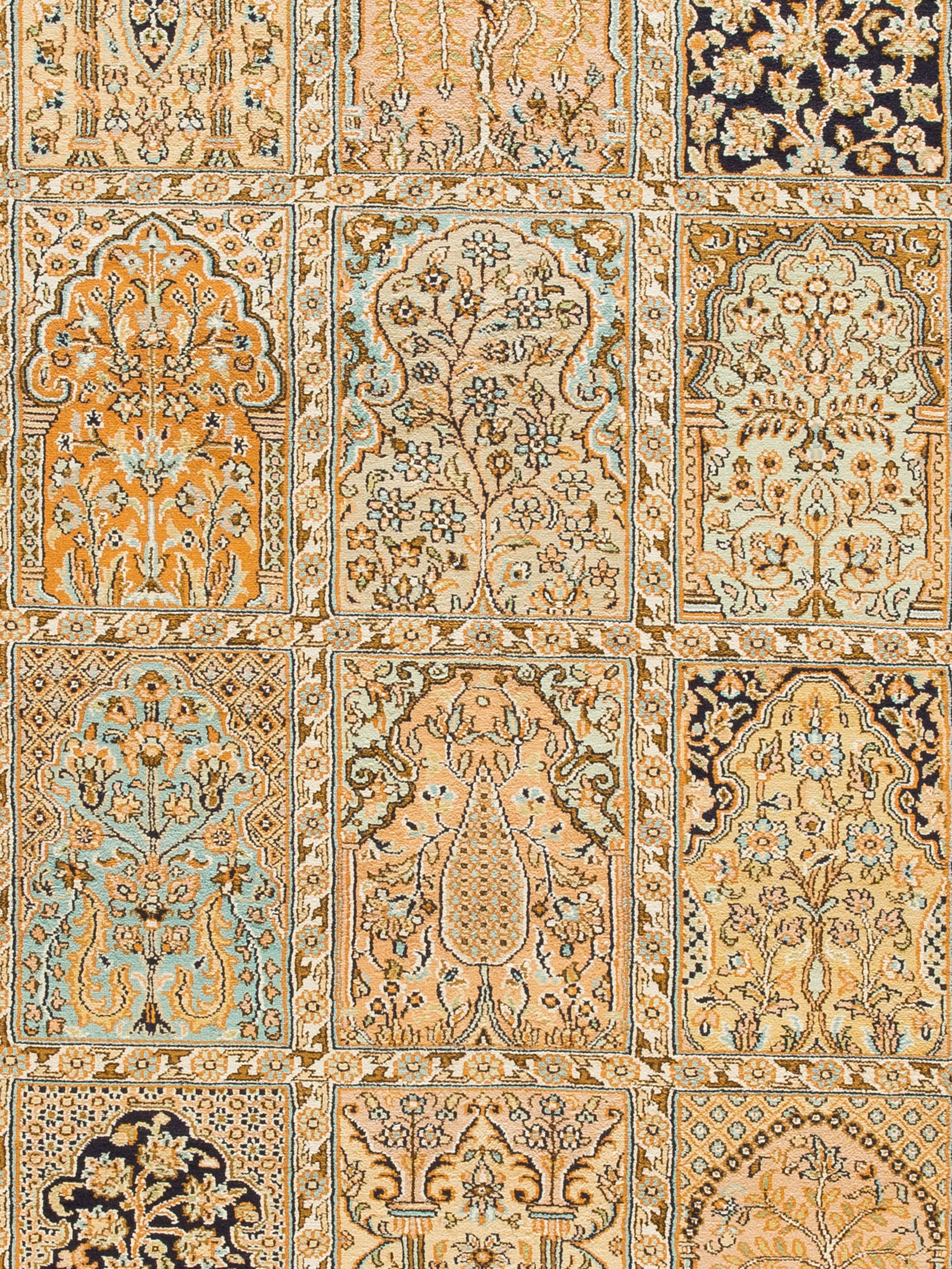 Kaschmir Seide 18/18 ca. 220 x 305 cm, Unikat / Einzelstück