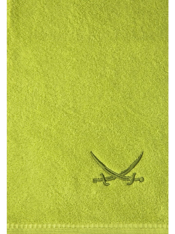 Sansibar 2er Handtuch-Set „Frottier-Kollektion Classic“, 50x100 cm in Grün günstig kaufen onesize