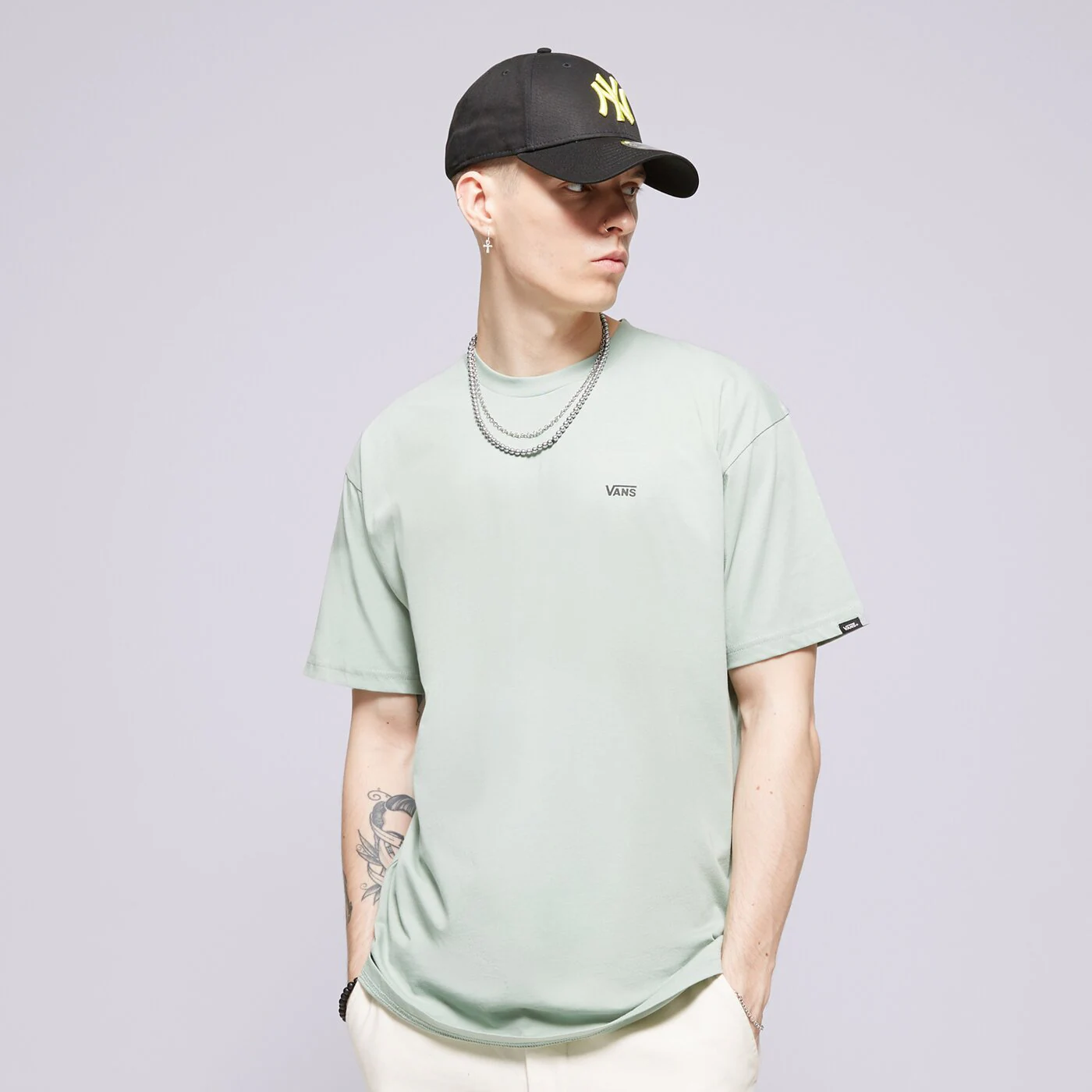 VANS T-SHIRT LEFT CHEST ICEBERG GREEN Grün