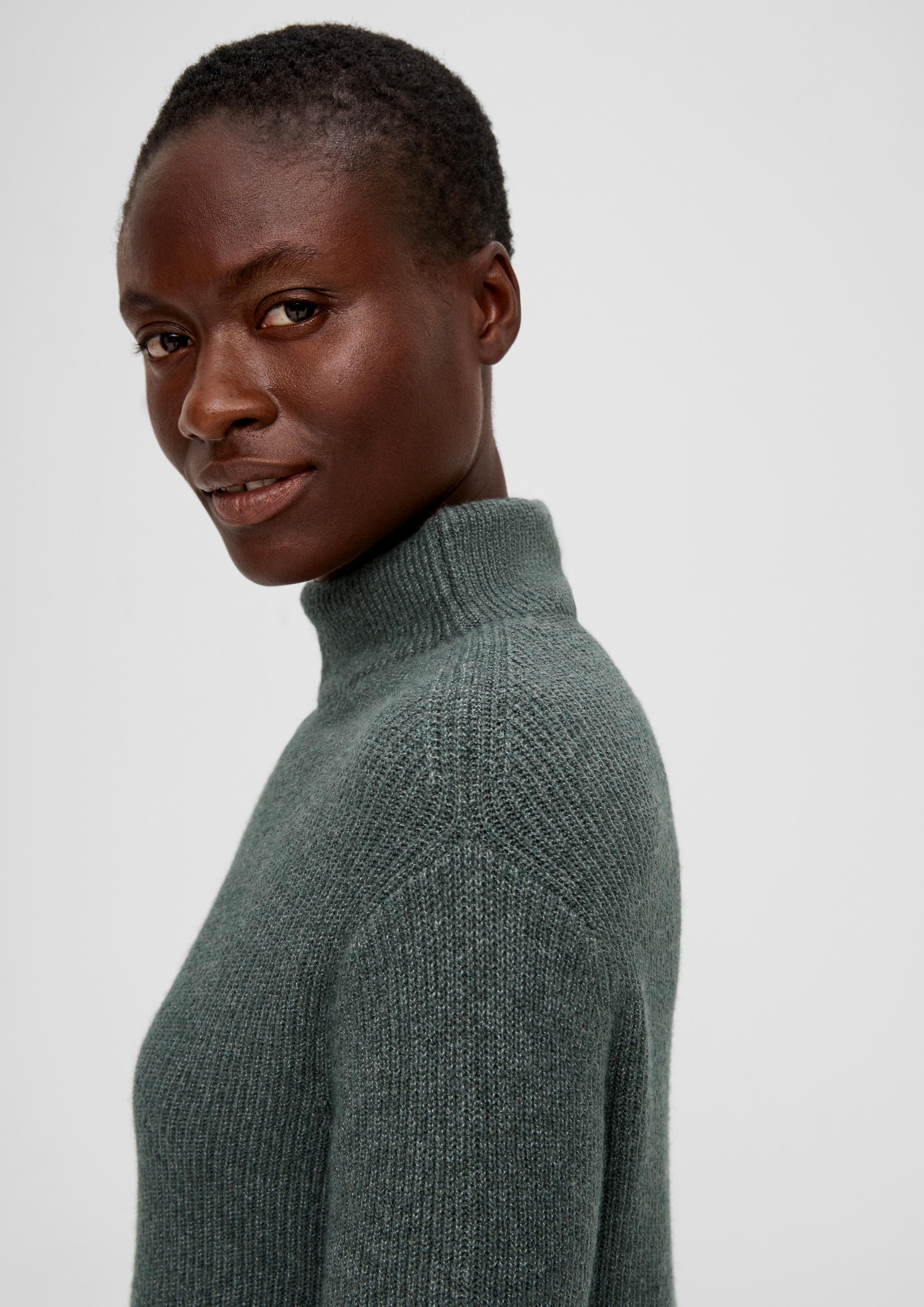 Strickpullover mit Stehkragen  2137202-79W5
