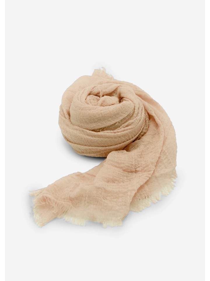 SASSYCLASSY Musselin Schals in Beige günstig kaufen onesize