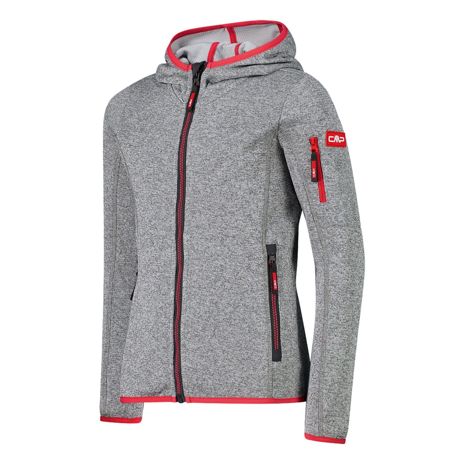 CMP Kapuzenstrickjacke Kid G Jacket Fix Hood mit Kapuze
