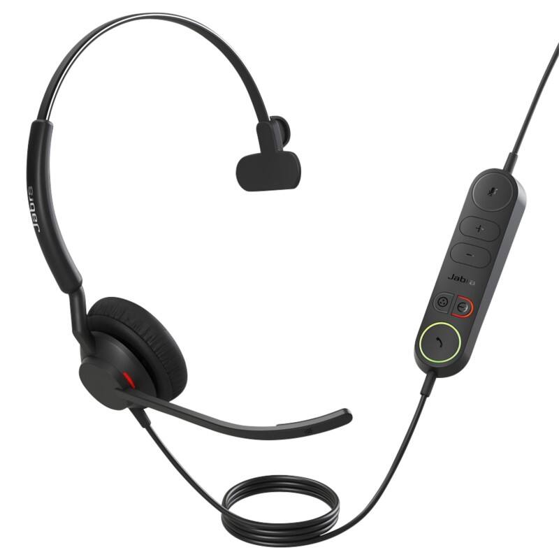 Jabra Engage 40 Verkabelt Mono Headset Kopfbügel USB Schwarz