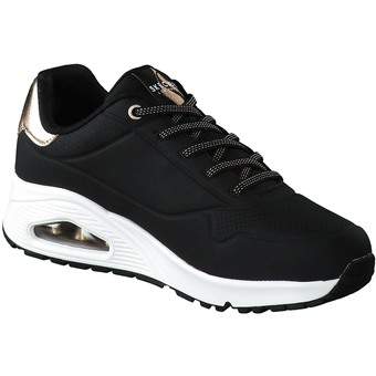 Skechers Uno Shimmer Away Sneaker in schwarz