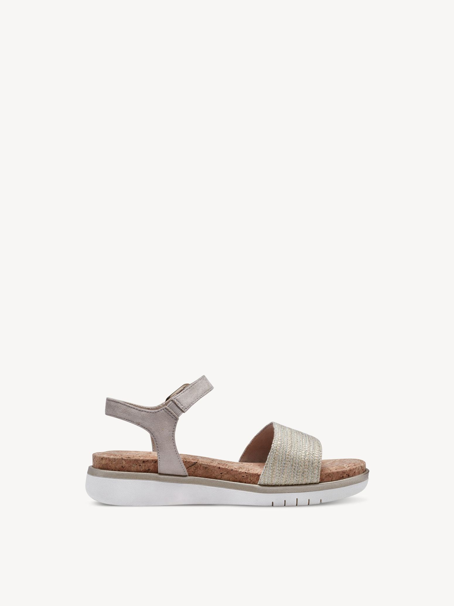Sandale à talon - beige