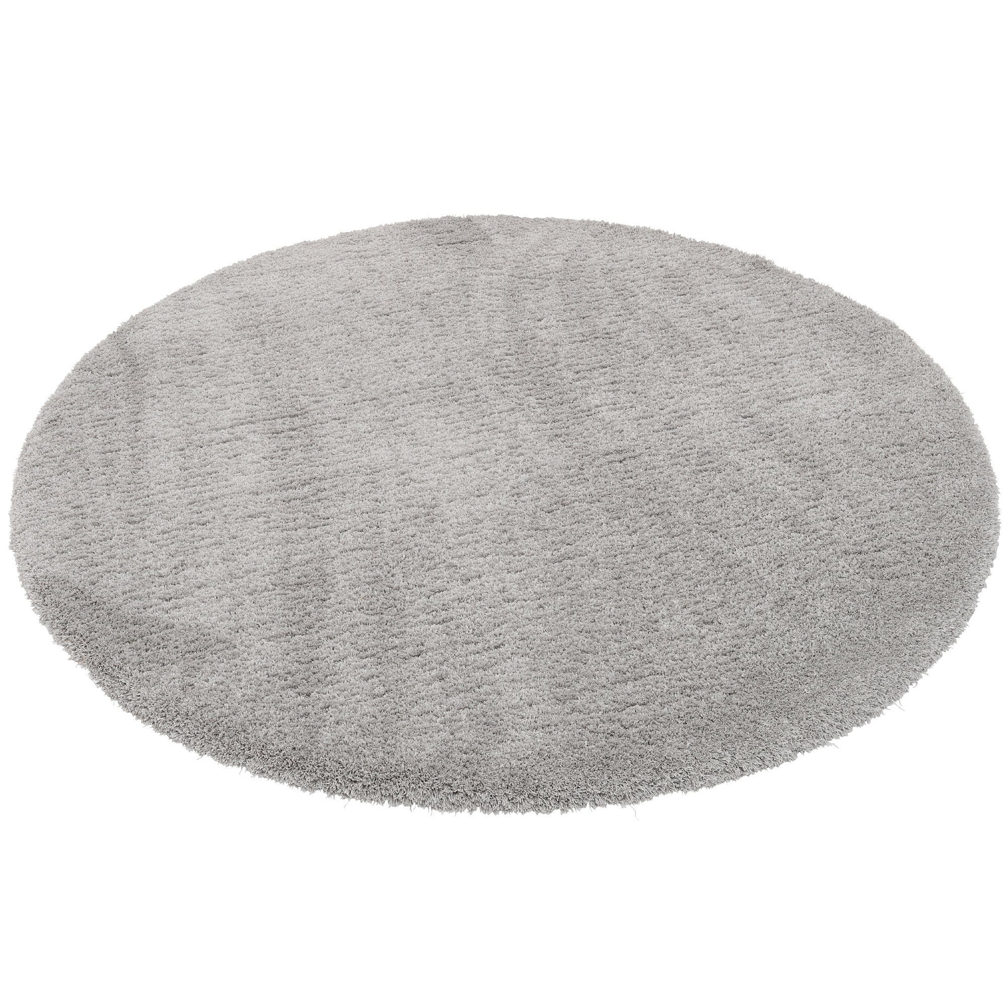Hochflor-Teppich Luxus Hochflor Langflor Teppich Harmony Rund, Snapstyle, Rund, Höhe: 26 mm