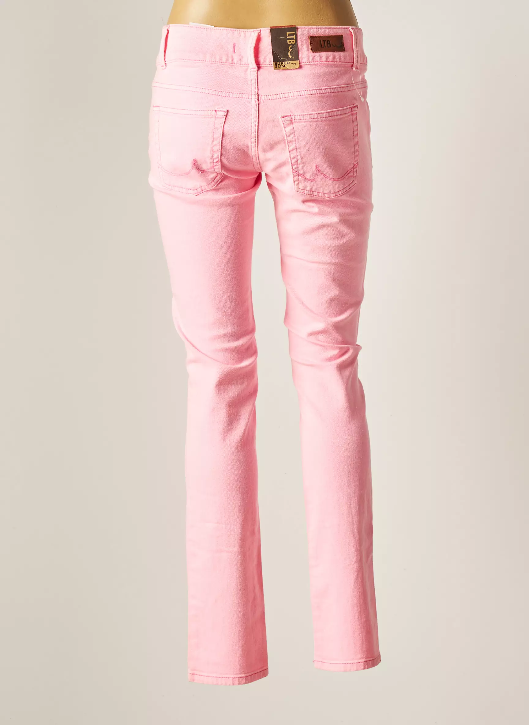 Ltb Jeans Coupe Slim Femme couleur rose