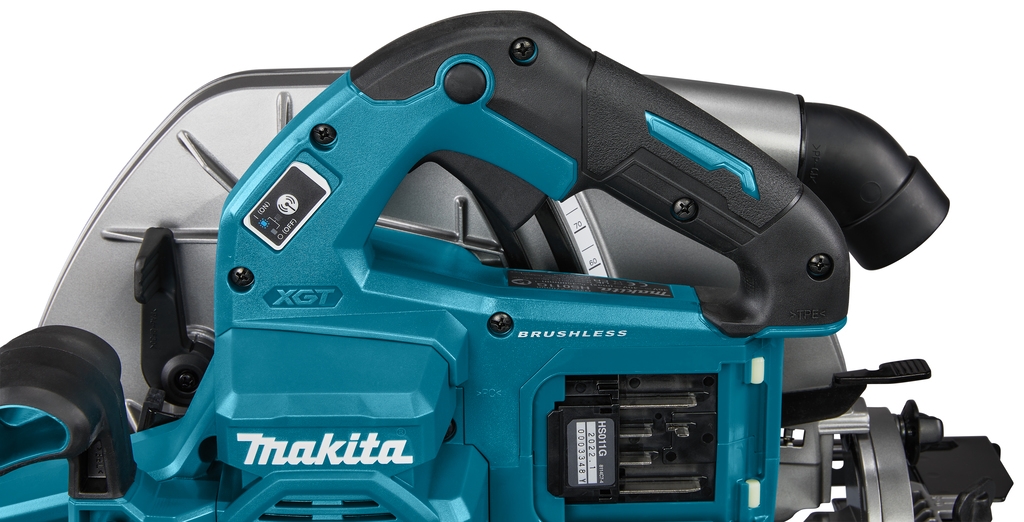 Serra circular sem fio Makita HS011GZ de 270 mm e 40 V (sem baterias e carregador).