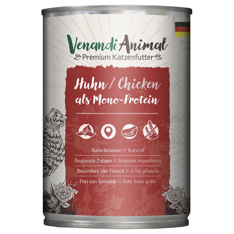 Probierpaket Venandi Animal 6 x 400 g zu TOP-Preisen | bitiba %